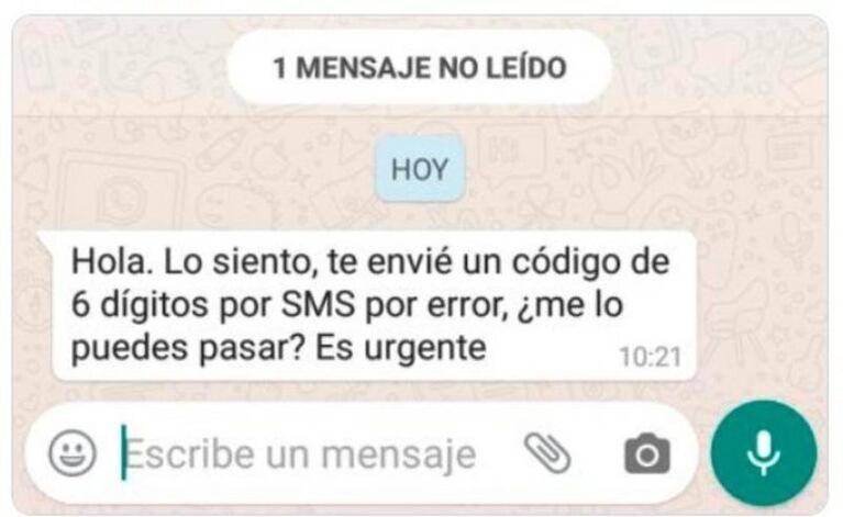 Alerta por una nueva estafa en WhatsApp