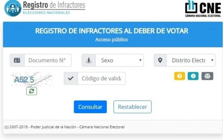 Alertan sobre una falsa web que estafa con las multas por no votar en las Paso