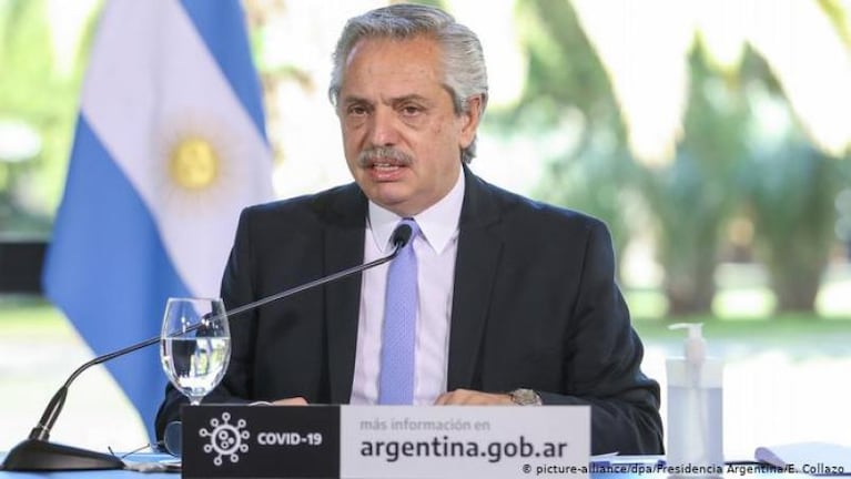 Alexander Caniggia le pidió la renuncia a Alberto Fernández
