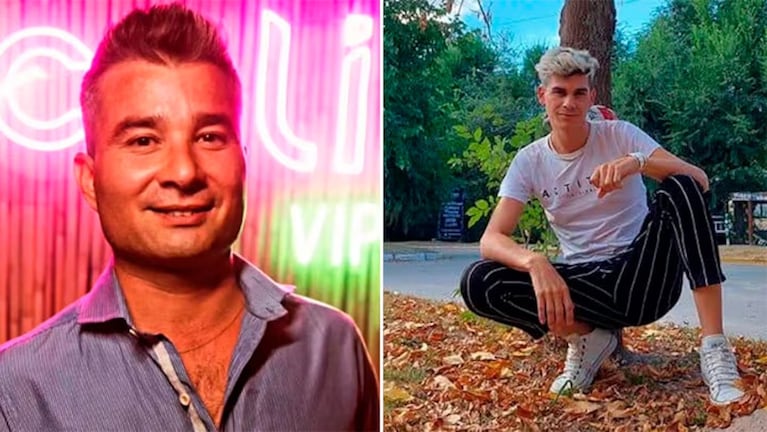 Alexis Klavora, víctima del homicidio, y Alberto Manara, el único imputado en la causa.