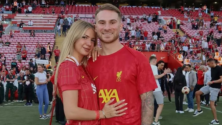 Alexis Mac Allister y Ailén Cova subieron fotos de su beba, Alaia.