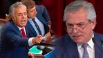 Alfredo Cornejo y Alberto Fernández protagonizaron un cruce en el Congreso.