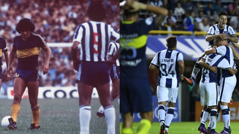 Algunas joyitas de Boca-Talleres en La Bombonera.