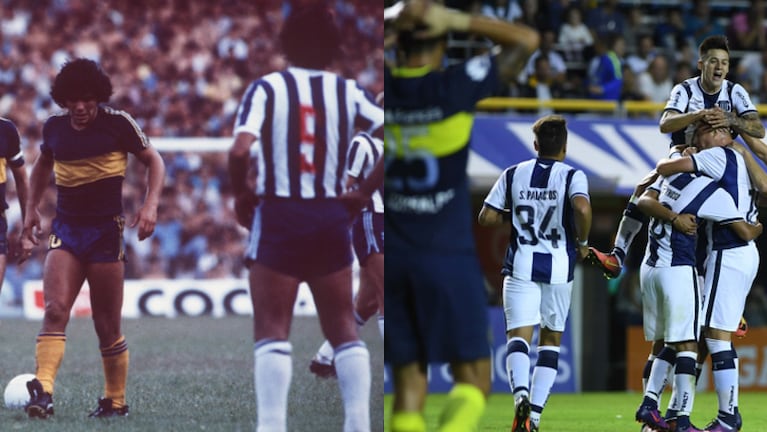Algunas joyitas de Boca-Talleres en La Bombonera.