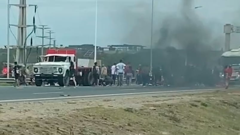 Allegados a la víctima protagonizaron disturbios.