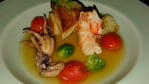 Alta gastronomía en cena de pasos