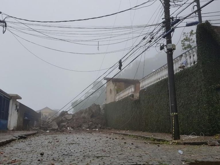 Alud en Río de Janeiro