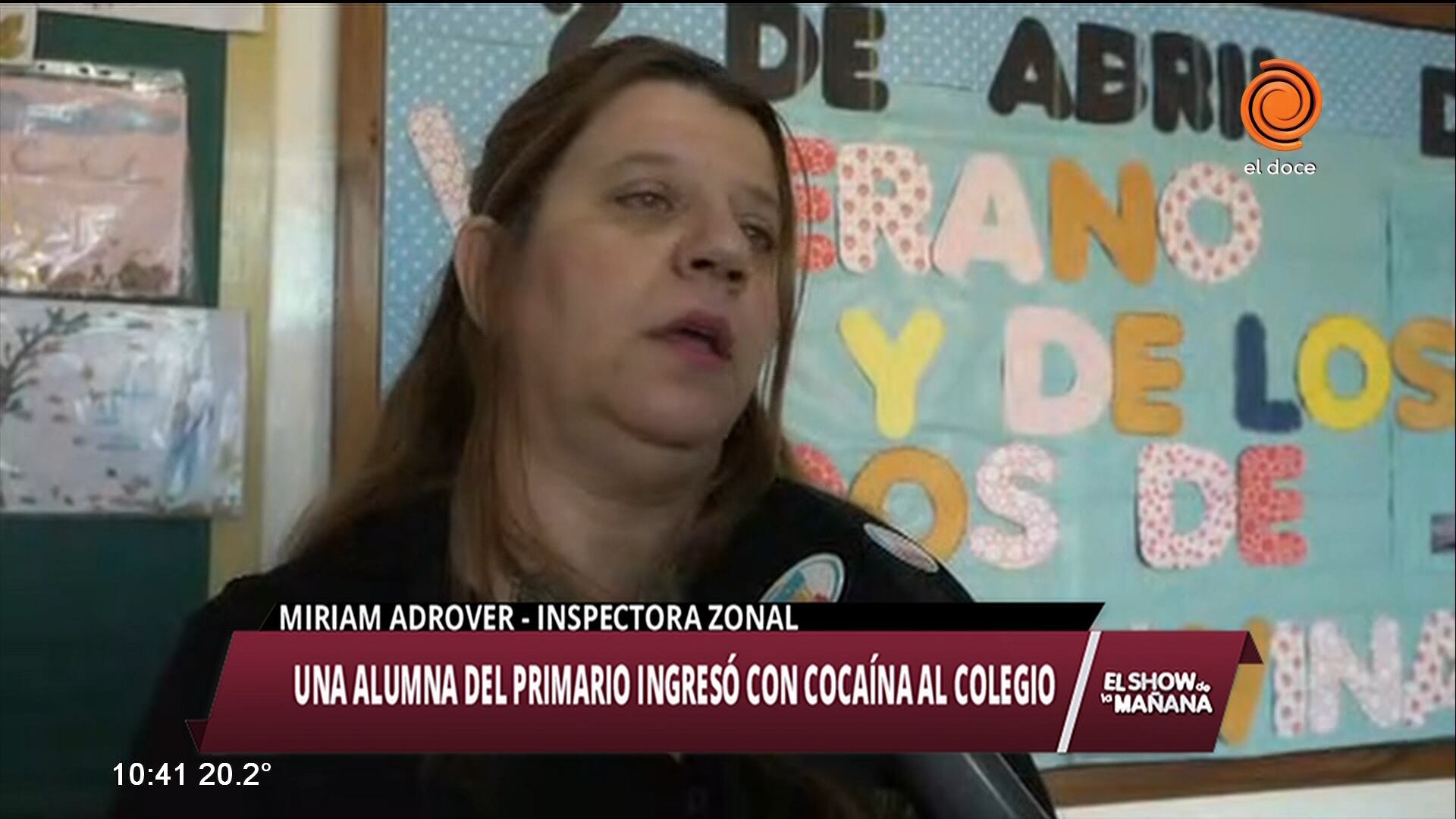 Alumna ingresó cocaína a un colegio