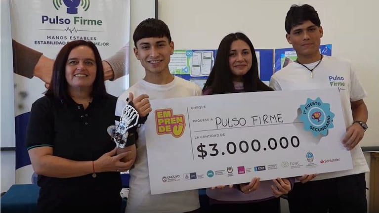 Alumnos de Alta Gracia desarrollaron "Pulso Firme".