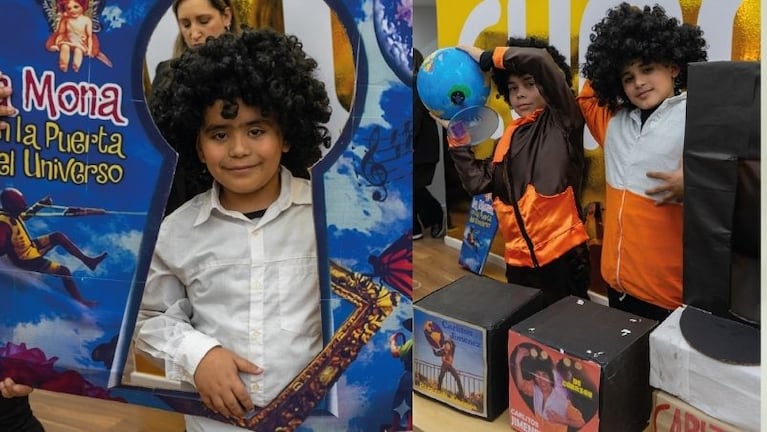 Alumnos de la escuela Santiago del Castillo recrearon tapas icónicas de La Mona.