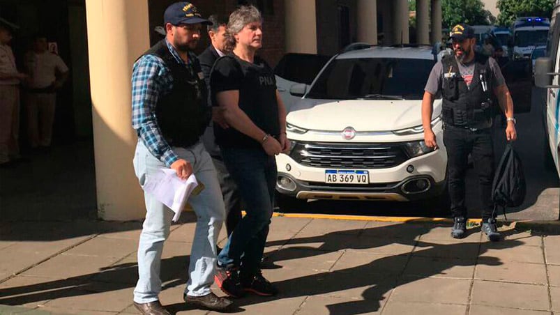 Amado Boudou fue detenido en su departamento de Puerto Madero.