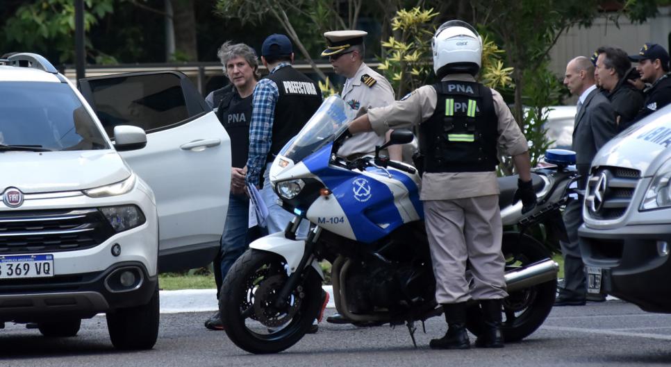 Amado Boudou fue detenido en su departamento de Puerto Madero.