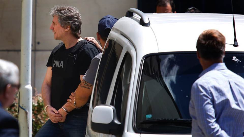 Amado Boudou fue detenido en su departamento de Puerto Madero. Foto: Clarín.