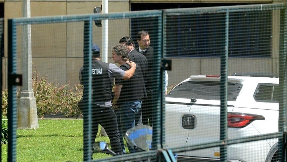 Amado Boudou fue detenido en su departamento de Puerto Madero. Foto: Clarín.