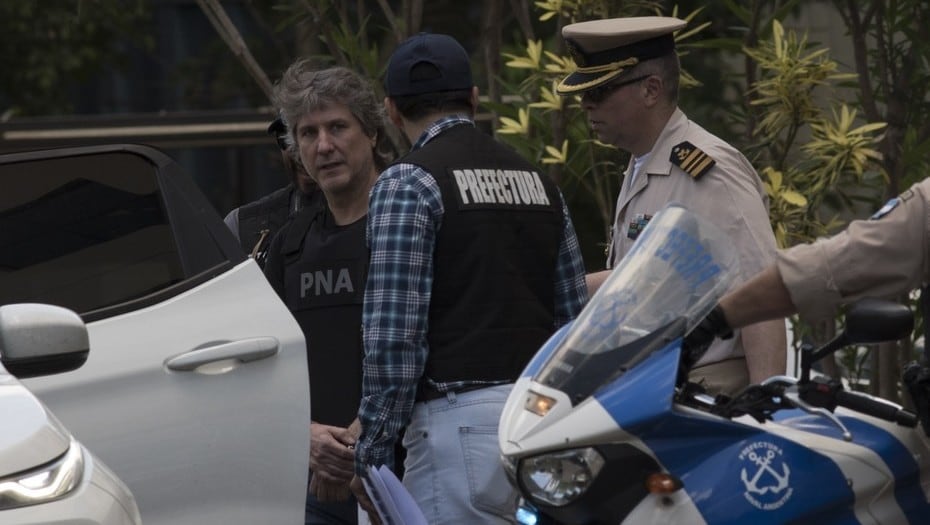 Amado Boudou pasó su primera noche en prisión. 