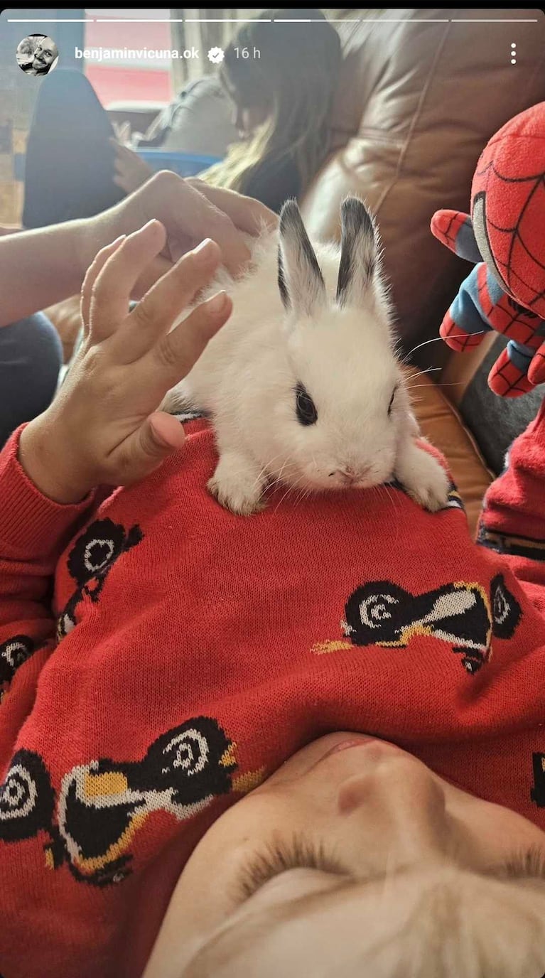 Amancio y Magnolia, los hijos que Benjamín Vicuña tuvo con la China Suárez. (Foto: Instagram/benjaminvicuna.ok)