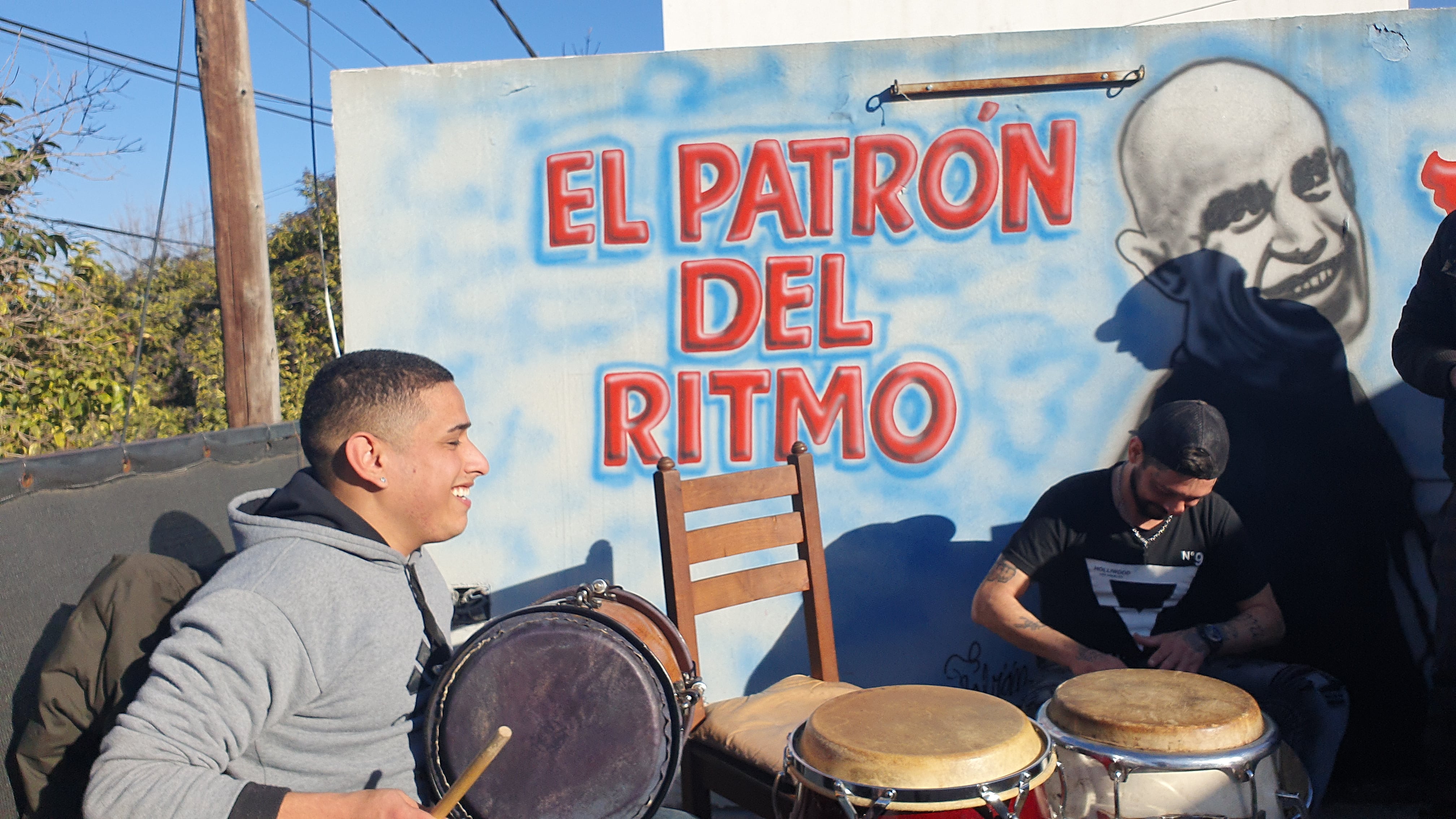 Amigos y alumnos del percusionista lo recordaron haciendo música. Foto: ElDoce/Dahy Terradas.