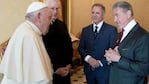 Amistoso encuentro entre Bergoglio y el actor de 77 años. 