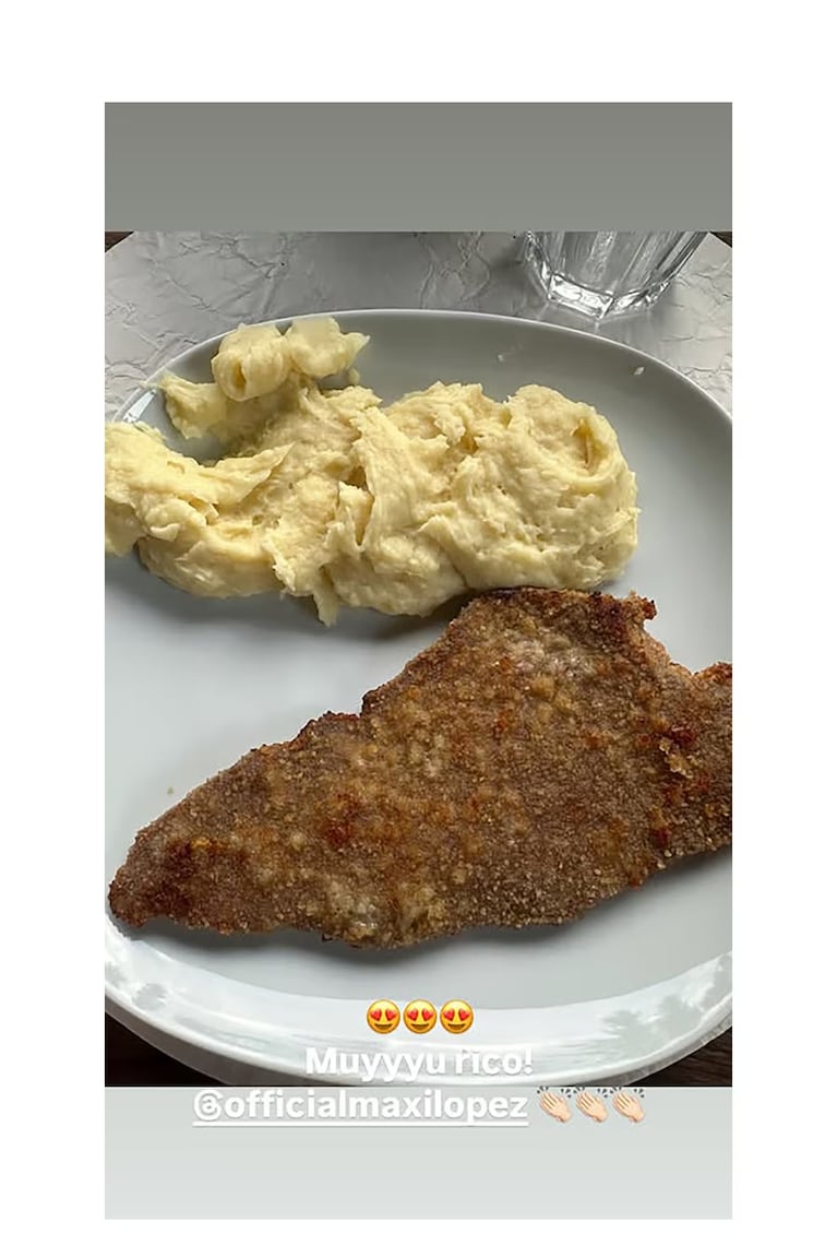 Amor con sabor argentino: Maxi López deleitó a su pareja sueca con una cena casera y generó reacciones