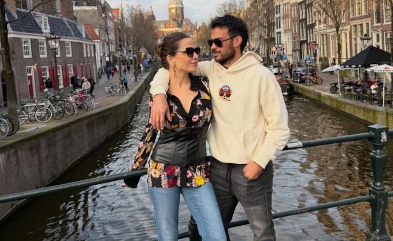 Amor y descanso: las fotos del romántico viaje de Darío Cvitanich e Ivana Figueiras por Europa