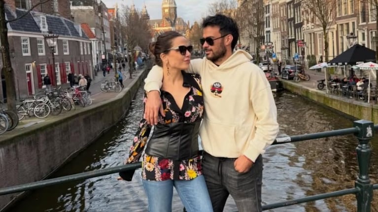 Amor y descanso: las fotos del romántico viaje de Darío Cvitanich e Ivana Figueiras por Europa