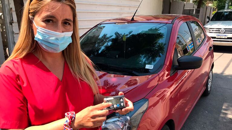 Ana necesita que le devuelvan la bomba de insulina. Foto: Andrés Ferreyra/El Doce.