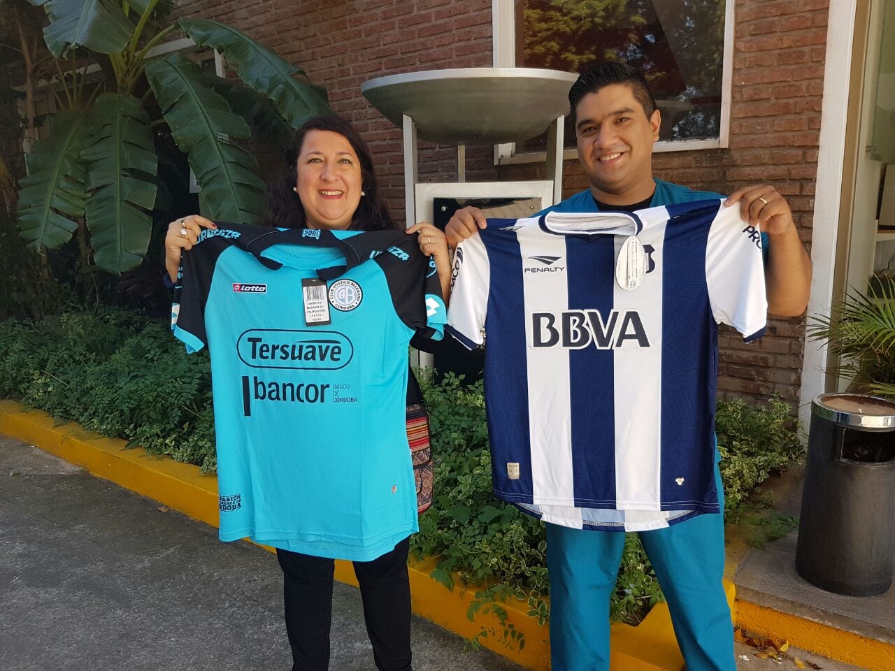 Anabel es de Belgrano y su marido de Talleres. 