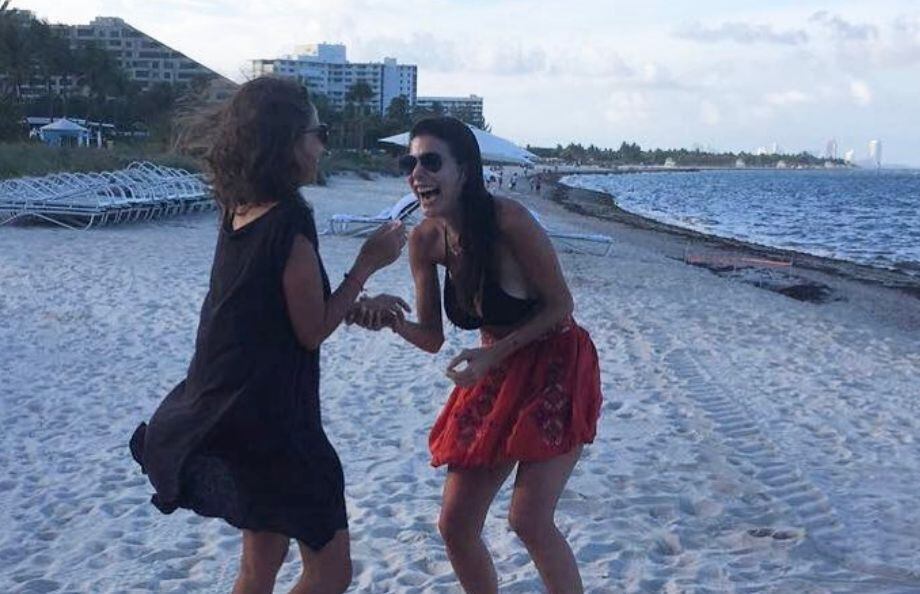 Andrea Rincón y Julieta Ortega. cuando eran amigas-