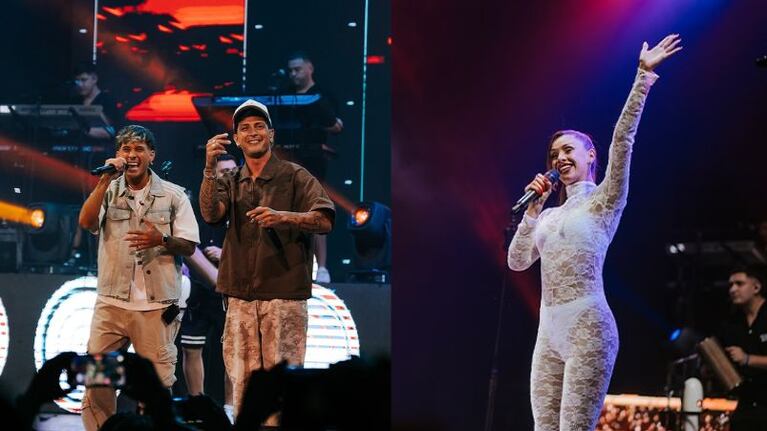 Aneley le pidió matrimonio a su pareja en el concierto de DesaKTa2 en el Gran Rex.