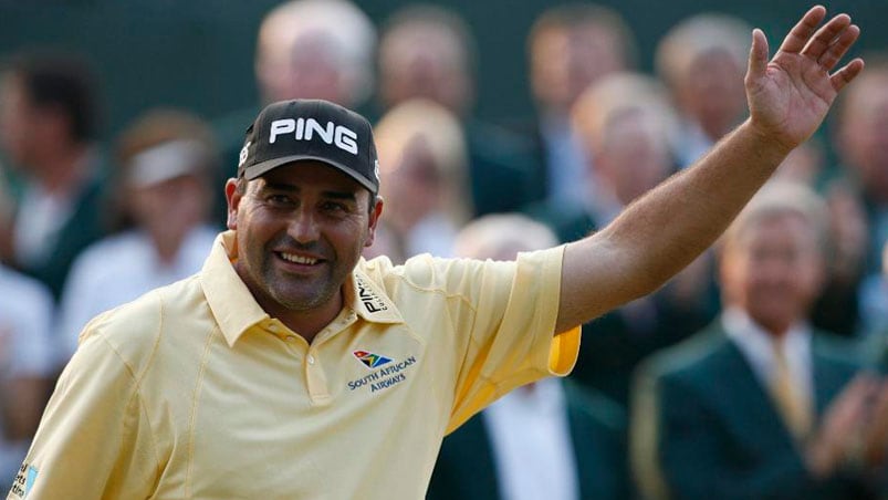 Ángel Cabrera está en Panamá jugando un torneo de golf.