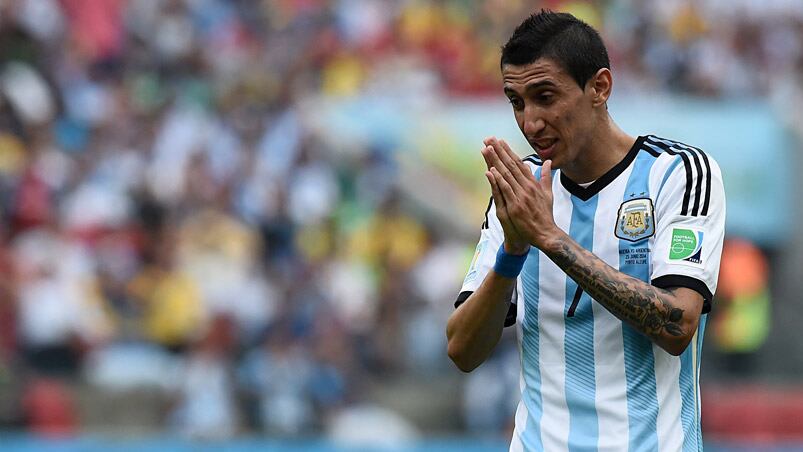 Ángel Di María, uno de los más criticados en la Selección.