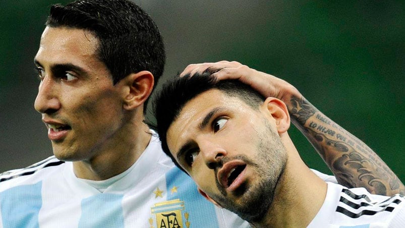 Ángel Di María y Sergio Agüero escracharon a un asistente.