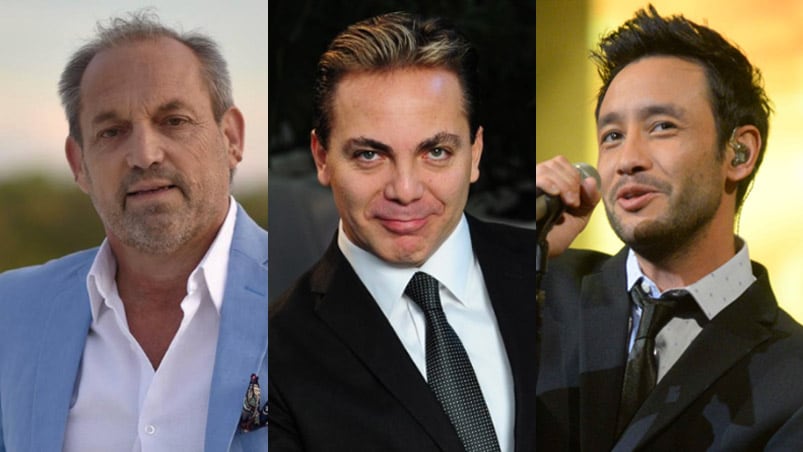 Ángel Martín, Cristian Castro y Luciano Pereyra, tres voces en Santa María de Punilla.