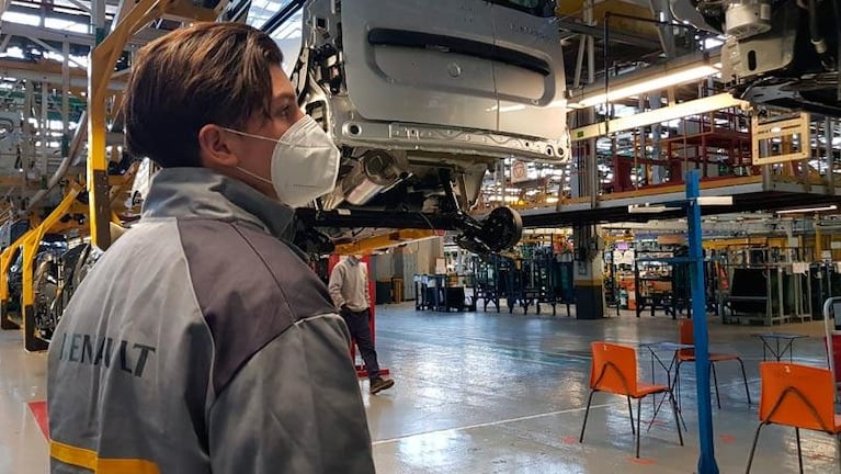 Ángelo cumplió su sueño y conoció la fábrica de Renault: “Si yo puedo, todos pueden”