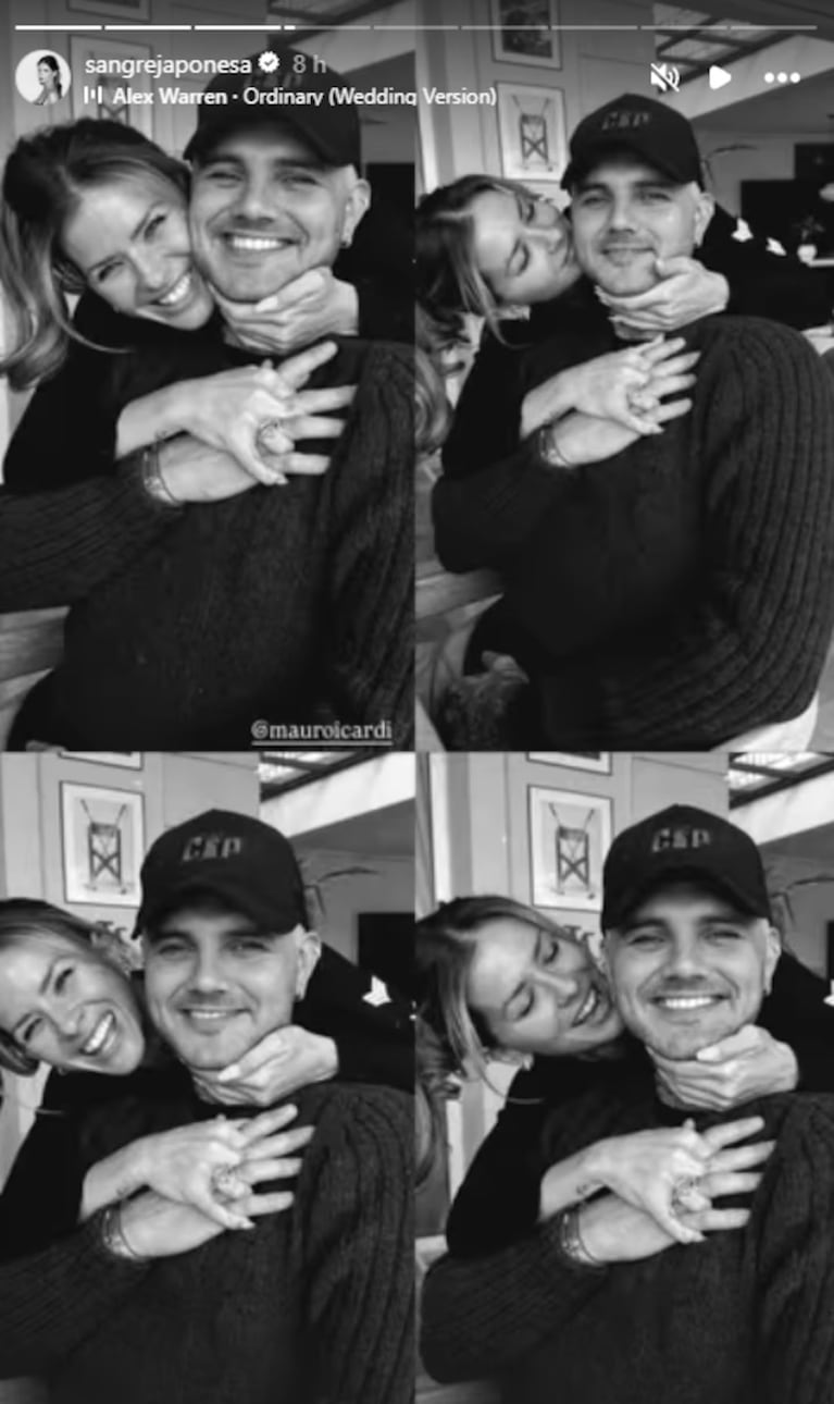 Anillo y una canción especial: la foto de la China Suárez e Icardi que volvió a despertar rumores de casamiento