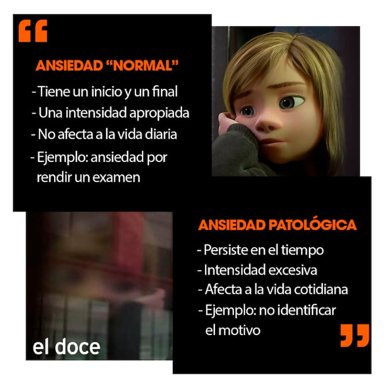 Ansiedad, la emoción nueva en Intensamente 2: cómo saber si es "normal" o patológica