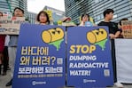 Ante la decisión de Japón hubo varias manifestaciones en contra de verter el agua en el océano. Foto: EP