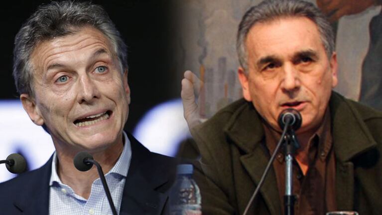 Antes del paro, Mauricio Macri y Juan Carlos Schmid cruzaron acusaciones.