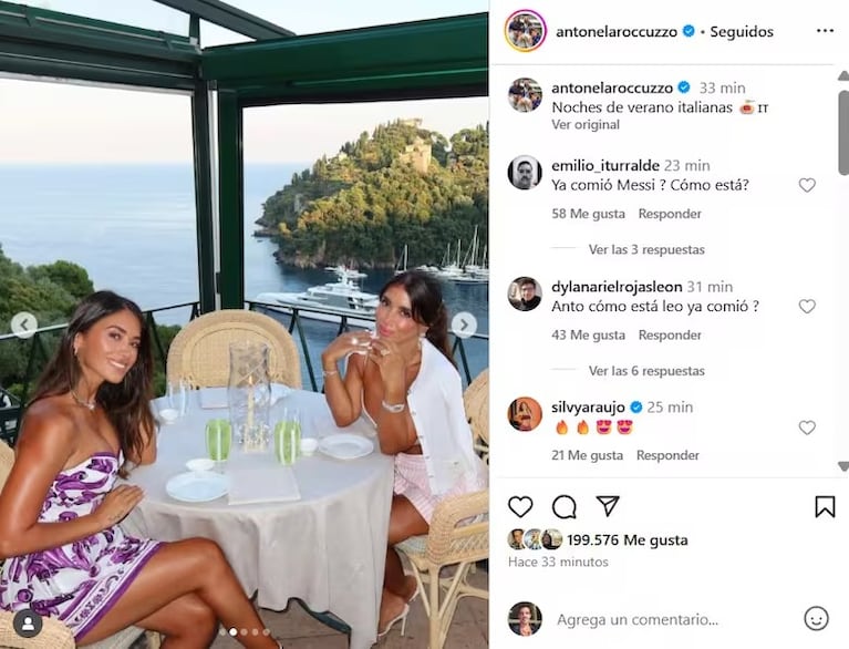 Anto Roccuzzo y Daniella Semaan de vacaciones por Italia