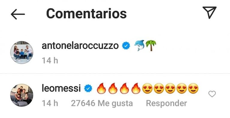 Antonela Roccuzzo deslumbró en bikini: el fogoso comentario de Messi