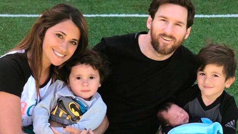 Antonela Roccuzzo le dio a Messi el apoyo que necesitaba.