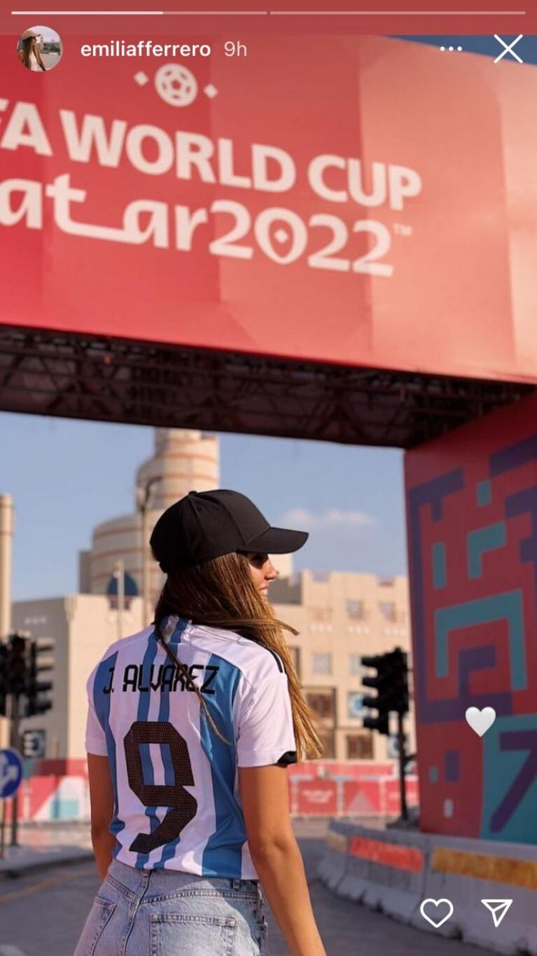 Antonela Roccuzzo llegó a Qatar: se reencontró con una amiga y posteó una foto