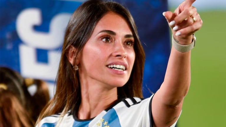 Antonela Roccuzzo se expresó en medio del hate contra Argentina. (Foto: AP)