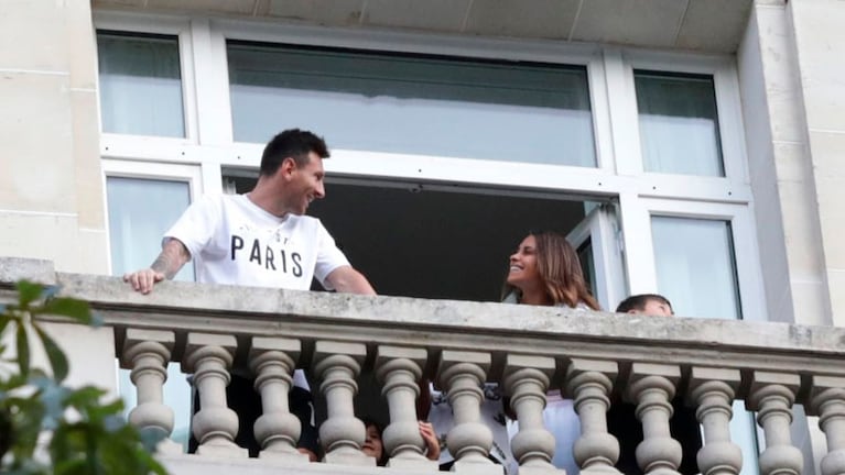 Antonela Roccuzzo y Lionel Messi ya se instalaron con sus hijos en Francia.