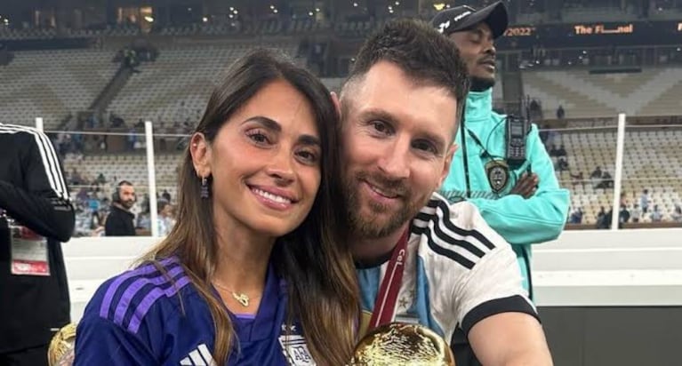 Antonela y el mensaje más romántico para Lionel.