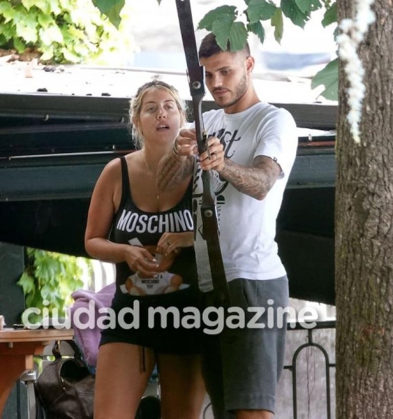 Aparecieron nuevas fotos de Wanda Nara e Icardi sin Photoshop