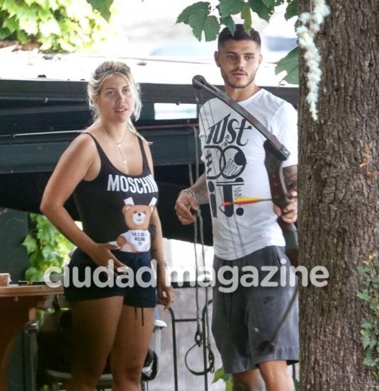 Aparecieron nuevas fotos de Wanda Nara e Icardi sin Photoshop