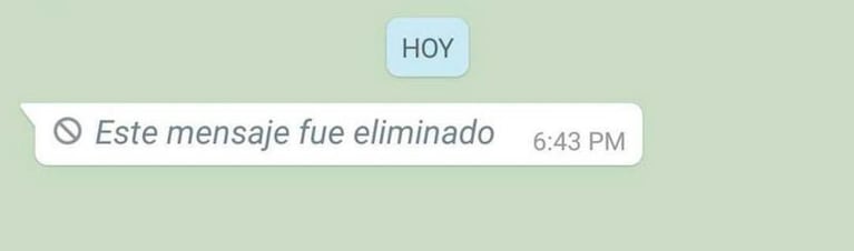 Apareció la forma de ver los mensajes borrados en WhatsApp