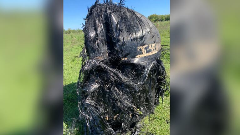 Apareció un extraño objeto en un campo de Chaco.