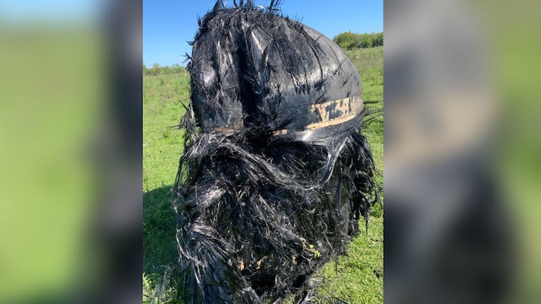 Apareció un peculiar objeto en un campo de Chaco.